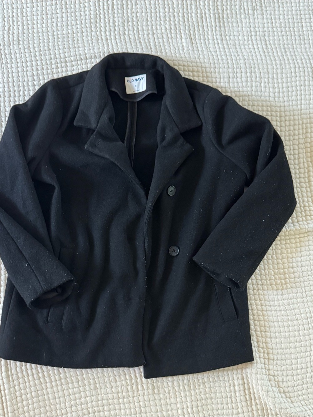 Old Navy Women's Black Two-Button Blazer Jacket